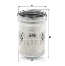 MANN-FILTER W1022 масляний фільтр