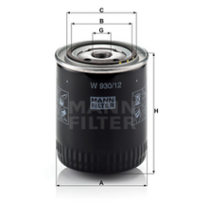 MANN-FILTER W93012 масляный фильтр