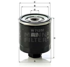 MANN-FILTER W71252 масляний фільтр