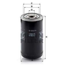MANN-FILTER W95014 масляный фильтр