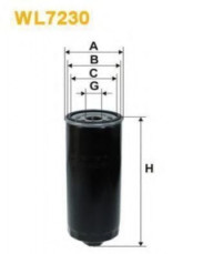 WIX Filter 7230 WL топливный фильтр