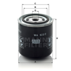 MANN-FILTER WA9232 масляний фільтр