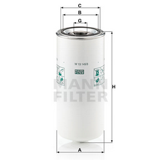 MANN-FILTER W131456 масляный фильтр