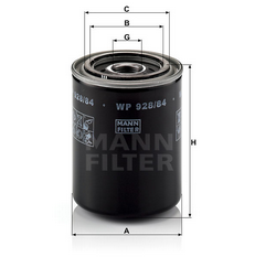 MANN-FILTER WP92884 масляный фильтр