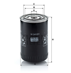 MANN-FILTER W94081 масляный фильтр