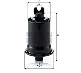 MANN-FILTER WK61430 топливный фильтр