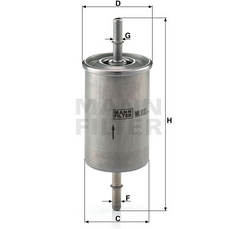 MANN-FILTER WK5122 топливный фильтр