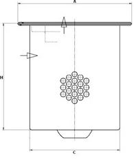 MANN-FILTER 4900155521 воздушный фильтр