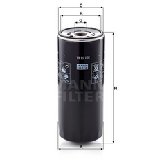 MANN-FILTER W11102 масляний фільтр