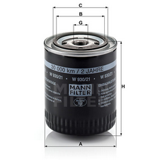MANN-FILTER W93021 масляний фільтр