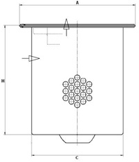MANN-FILTER 4900255331 повітряний фільтр