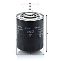 MANN-FILTER W11401 масляний фільтр
