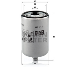 MANN-FILTER WK713 топливный фильтр